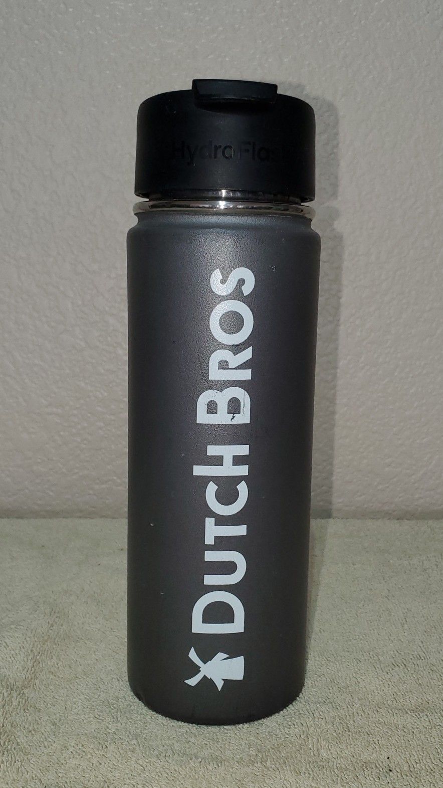 Grey Dutch Bros Hydro Flask
