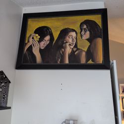 Hawaiian Beauty- Oil Canvas Painting