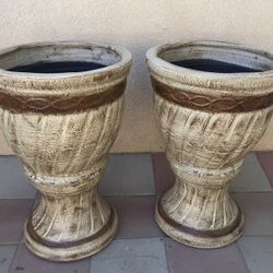 New Flower Pots Made Out Clay Beautiful Yard Decoration 