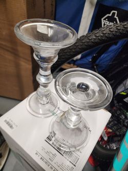 Glass Candle Holder 