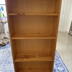 Excellent condition, solid wood shelving unit