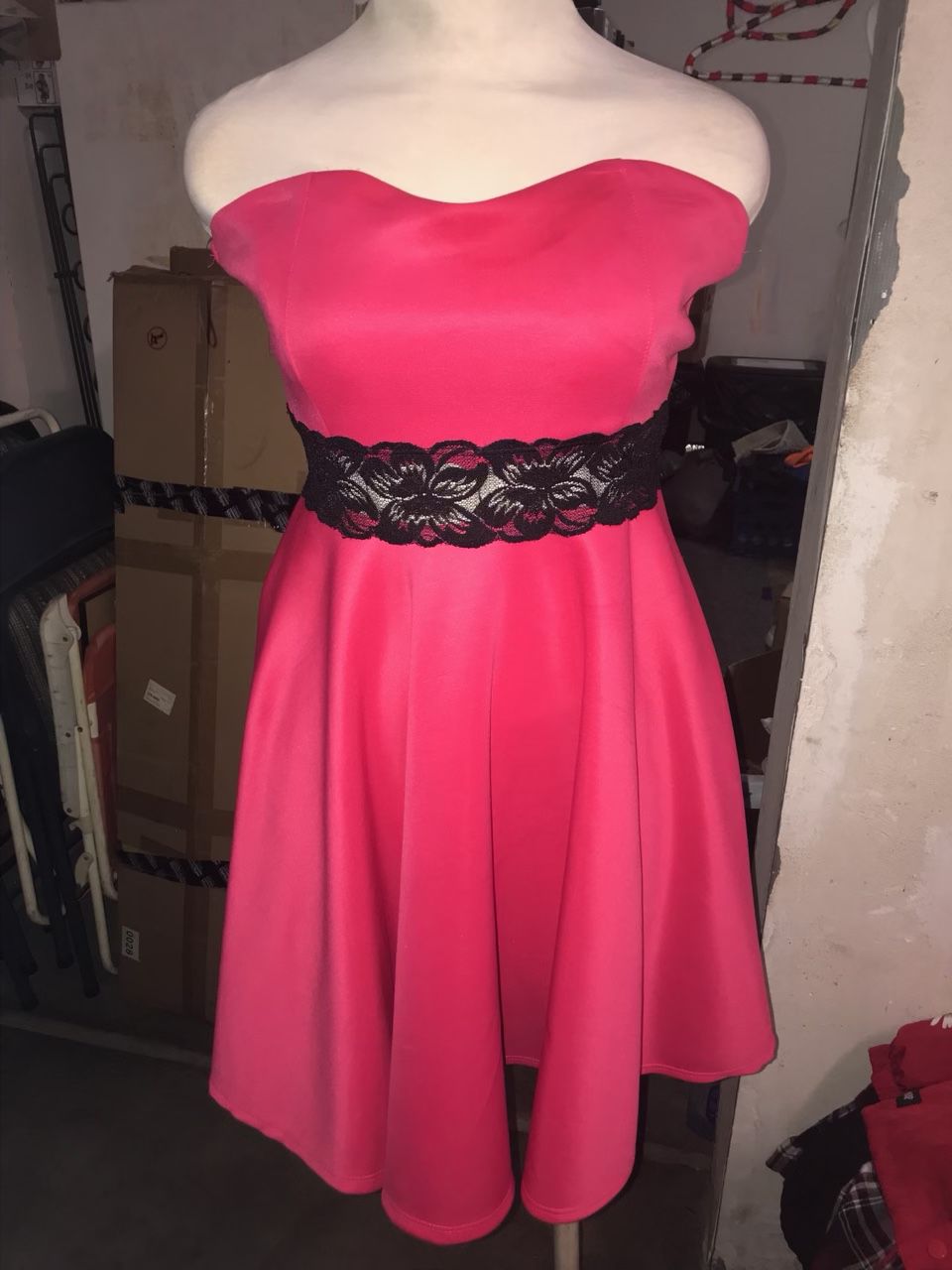 Rose pink Knee Length Dress 