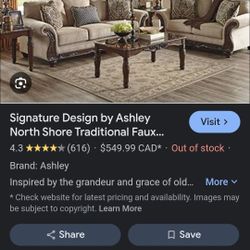 Ashley Furnature Living Room Set