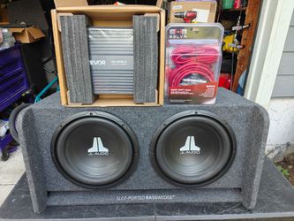 JL Audio 12s with brand new amp and wiring kit