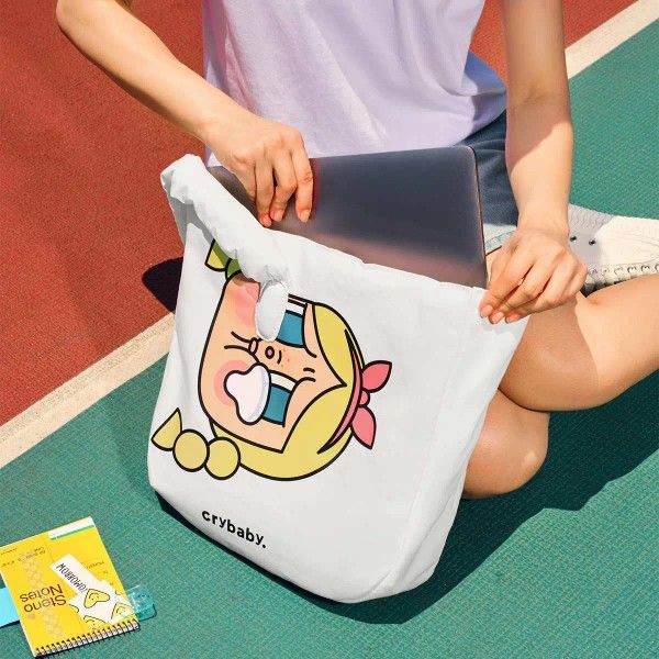 CRYBABY Sunset Concert Series-Cotton Filled Shoulder Bag