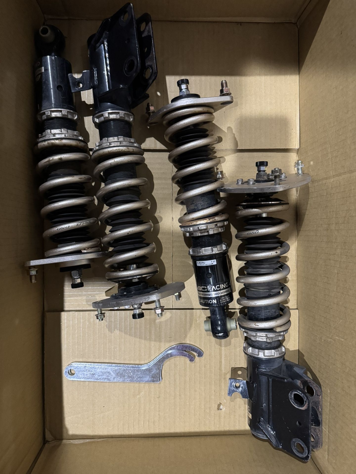 Subaru Wrx/STI 2015-2021 BC Racing BR Series Coilovers Front/Back