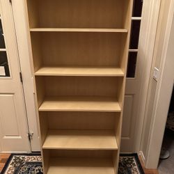 5 shelf Bookcase, Bookshelf with adjustable shelves. 