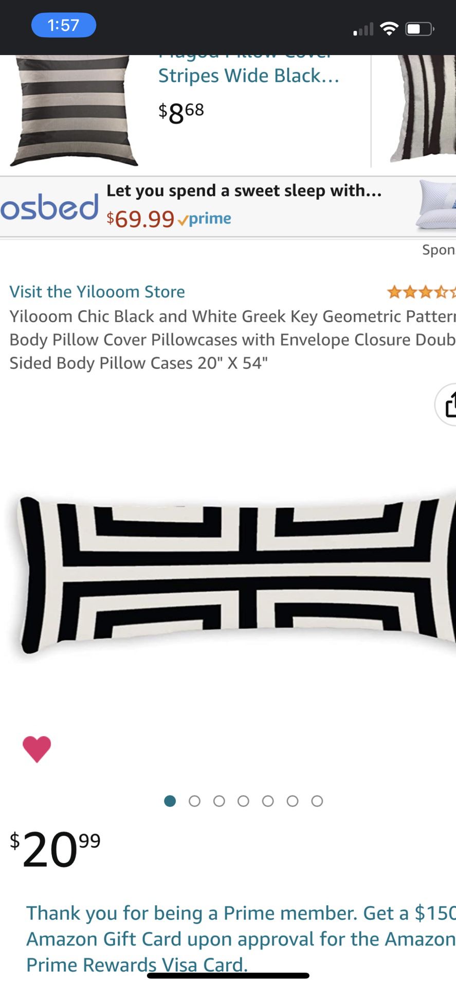 Black And White Body Pillow Case Brand, 