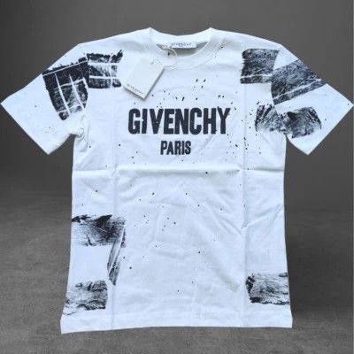 Givenchy Men Cotton T Shirt Short Sleeve White