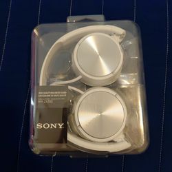 Sony MDRZX310-WQ Foldable Headphones - Metallic White