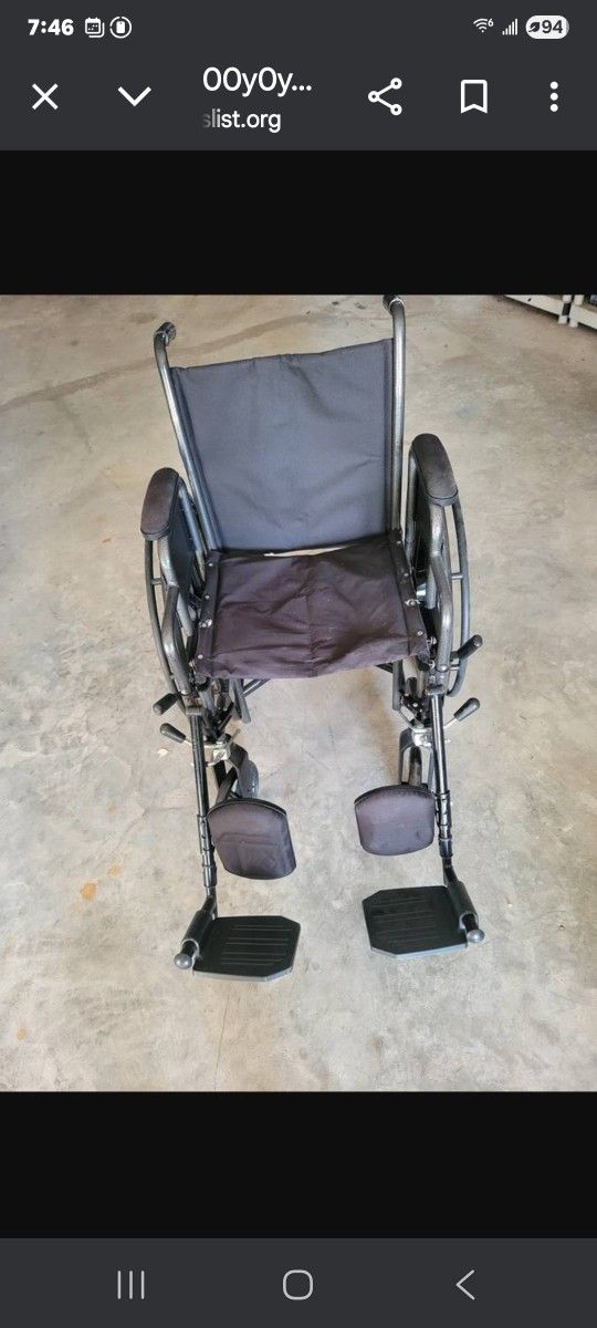 Medline wheelchair