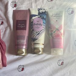 Bath and body works body creams