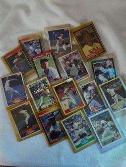 16 baseball cards