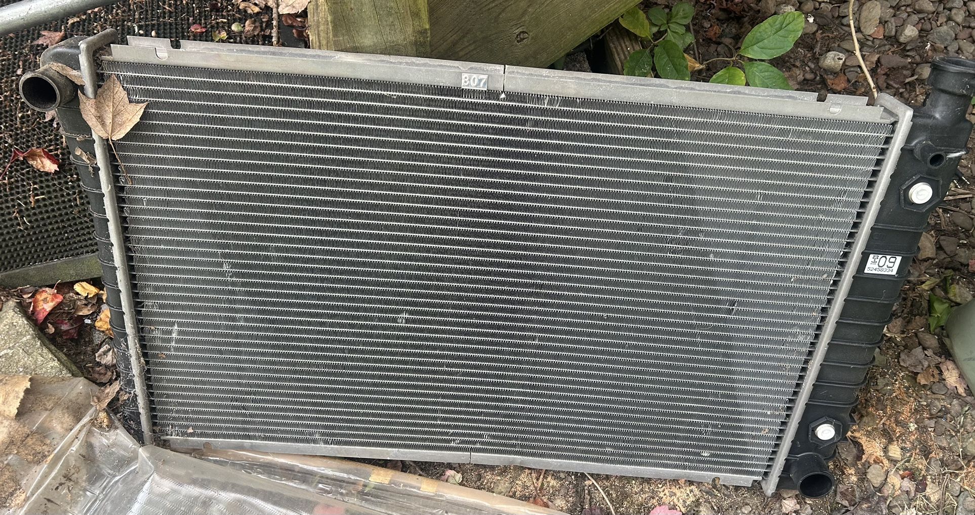 90 Chevy G20 van, 5.7L radiator. New