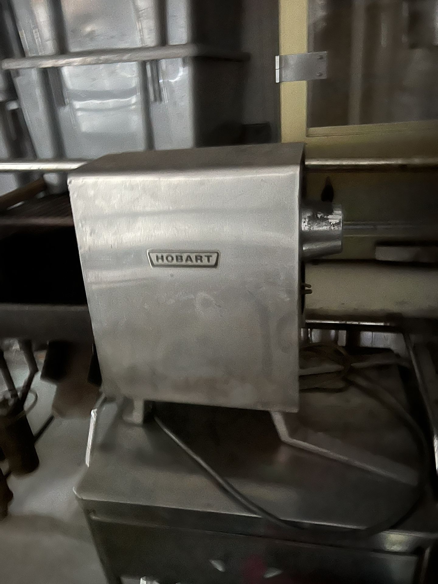 Hobart Power Hub W Slicing Attachment And Gear Reduction Hub