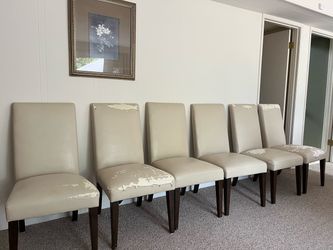 Free set of 6 dining chairs