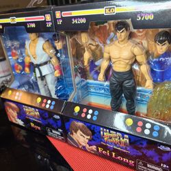 Jada Toys Street Fighter II Ryu and Fei Long 6-Inch Action Figures