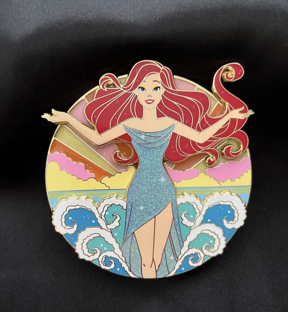 New Designsbygenn Designsbygen Disney Ariel Pin Limited Edition 75 Grade A The Little Mermaid Fantasy Pin