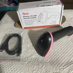 NEW. Tera wireless Laser barcode Scanner