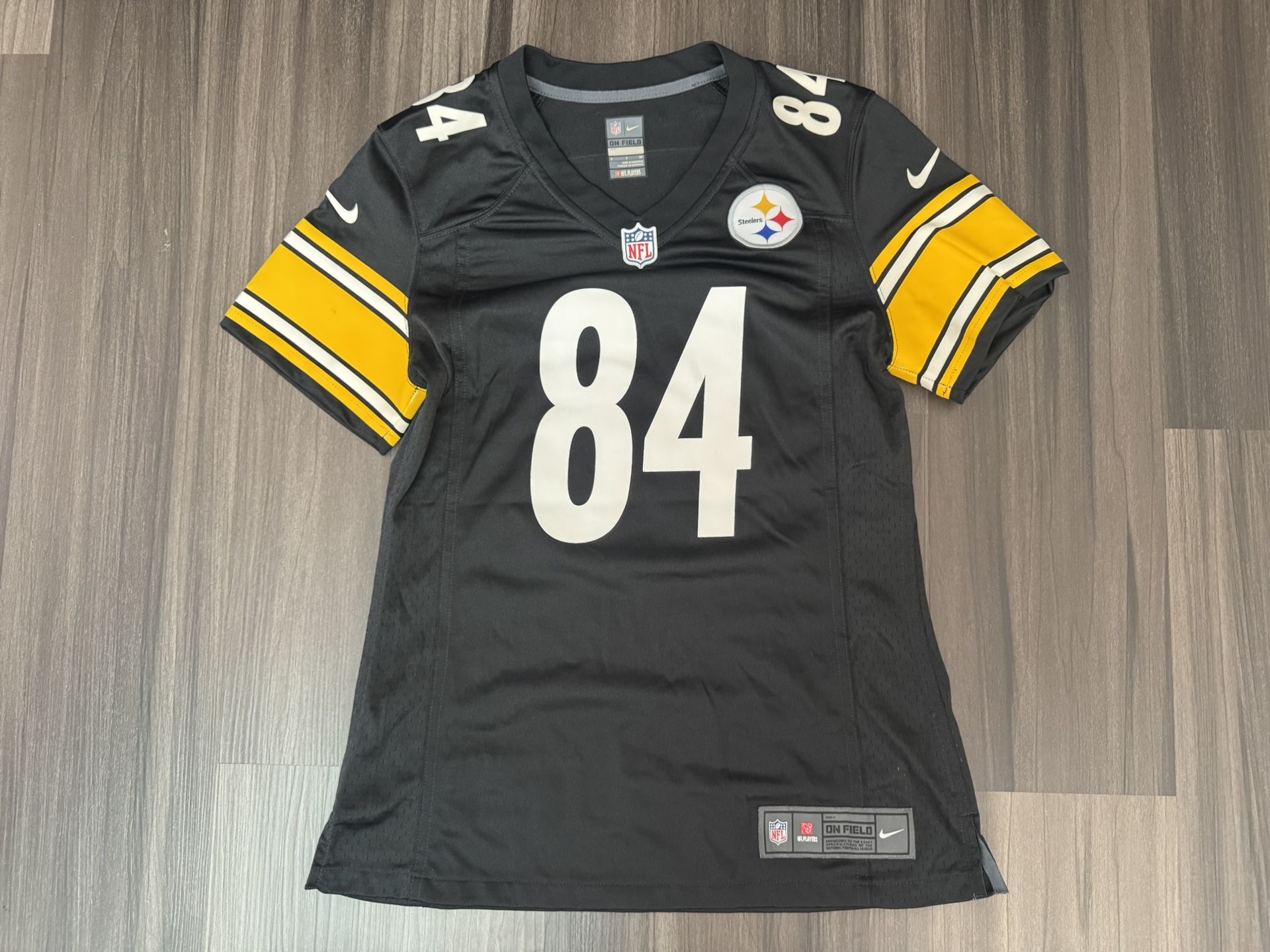 Nike Pittsburgh Steelers Antonio Brown #84 NFL On Field Jersey Women’s Small