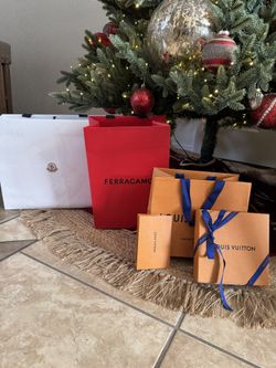 Luxury Brand Shopping Gift Bags Louis Vuitton Moncler Ferragamo