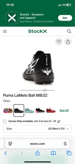Puma LaMelo Ball MB.02 size 12