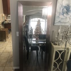 72 Inches Tall X 35 Champagne Mirror Or Rose Gold