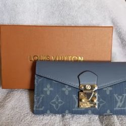 LV Denim Monogram wallet