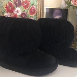 Ugg Mongolian Fur Boots 13