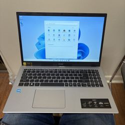 Newest Aspire 1 Slim Laptop, 15.6'' Full HD Display, 4 GB RAM, 128 GB SSD Storage, Intel Dual-core