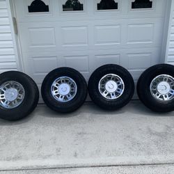 GMC Hummer H2 Truck Rims With Firestone Destination Tires LT 315/70R17 121/118R