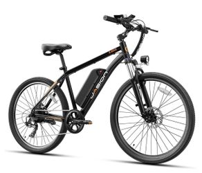 Jasion EB5 Electric Bike for Adults with Peak 1000W Brushless Motor, 40Miles 20MPH Commuting Electric Mountain Bike with 500Wh Removable Battery, 7-Sp