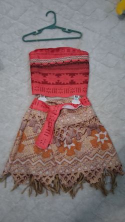 Moana Kids Costume Dress Two-Piece Set