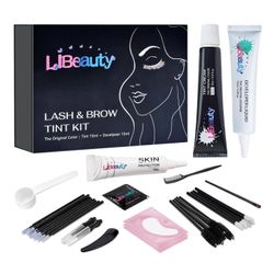 BRAND NEW! Home Salon Lash Color Kit-Black Eyebrow & Eyelash Coloring