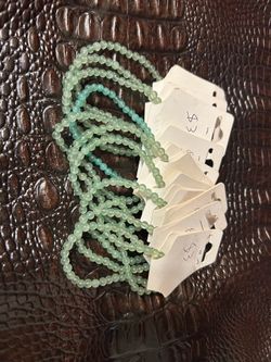 Green aventurine gemstone bracelet $3 each