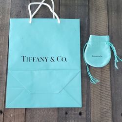 Tiffany & Co Bag and Pouch Used No Jewelry