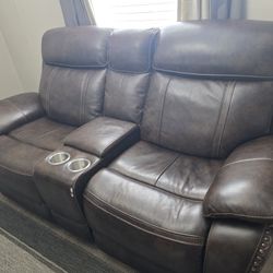 Power Reclining Sofa and Loveseat 