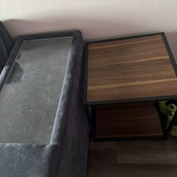 3 Piece Set , Chair Ottoman And End Table 