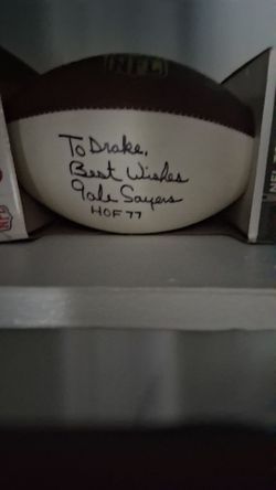SIGNED football