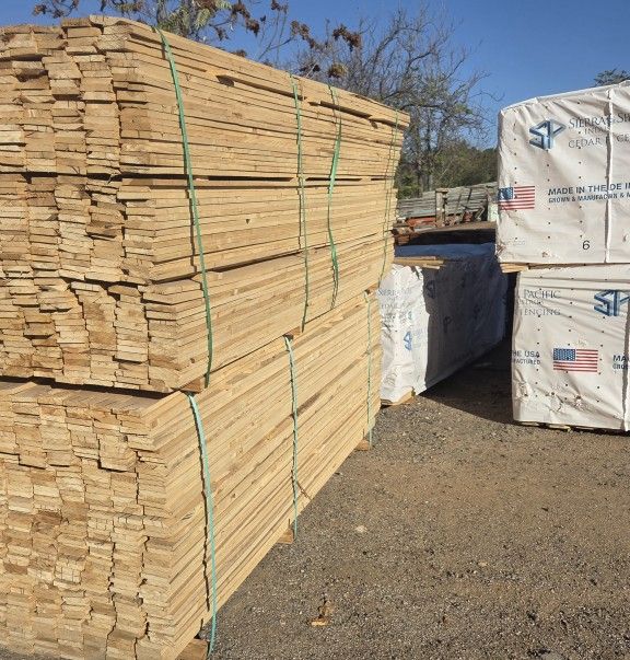 Cedar Economy Grade 1x4x8 Less Then $1 Each