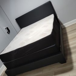Cama Queen Completa Con Colchones 