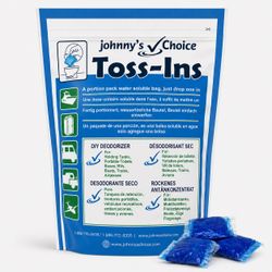 Johnny’s Choice Blue Holding Tank Deodorizer Pods RV Portable Toilet Grape 50pk