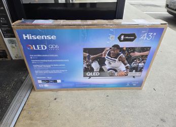 MV 43” Hisense smart 4k Qled hdr tv