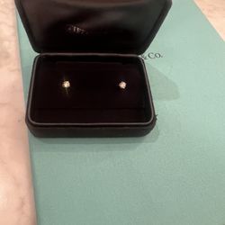 Tiffany And Co Platinum Studs 46 Total Carat