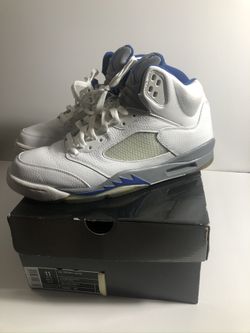 Nike air Jordan 5 stealth size 11 used og all clean