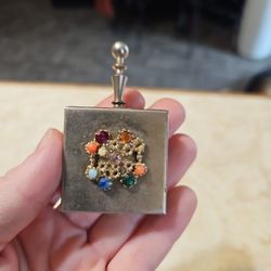 Antique Handheld Portable Ashtray