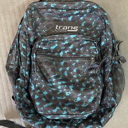 Trans by Jansport Backpack Teal Black Gray