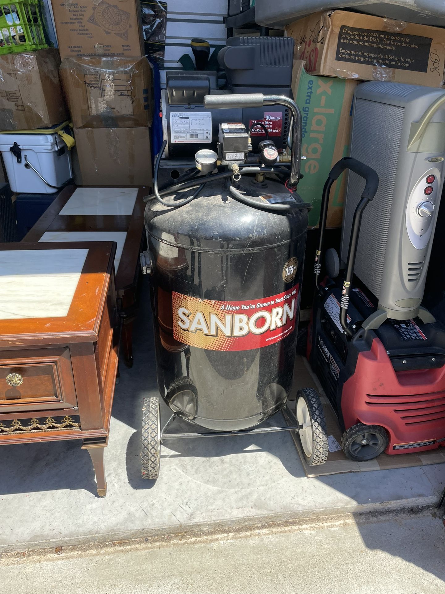Sanborn 30gal Air Compressor