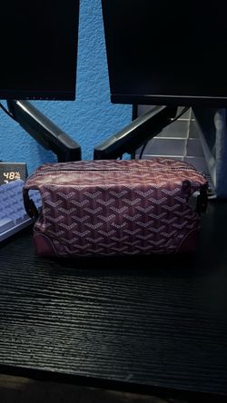 Goyard Toiletry Bag Red