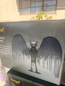 6ft Spirit Halloween 6 Ft Night Owl Animatronic